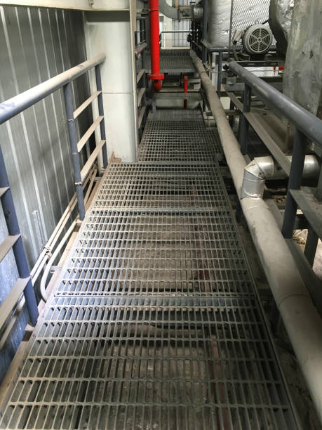 istock Industrial walkway. HVAC Duct Cleaning 866721852