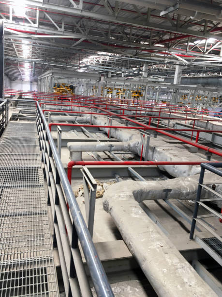 istock Industrial walkway. HVAC Duct Cleaning 866721944