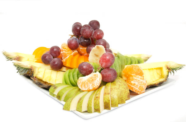 istock Plate of fruit with exotic fruits 866734384
