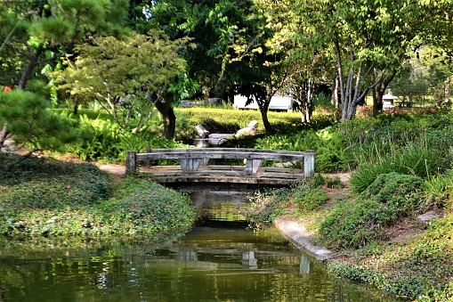 Herman Park Japanese Garden. A realistic botanical garden and memorial whereas residents of Texas who originate from the orient can come to experience their own culture, as well as students of world culture. It's fun for the entire human family,