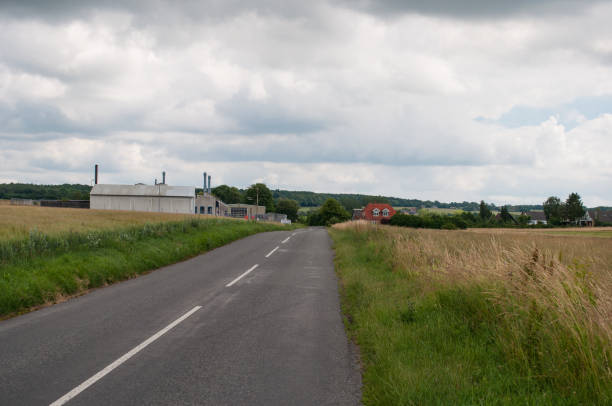 istock industrial building in the Danish countryside 866736078