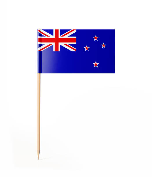 istock Tiny Cocktail Stick New Zealand Flag 866756948