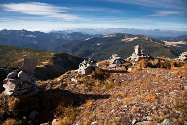 istock trekking in Calimani mountains, Romania 866757226