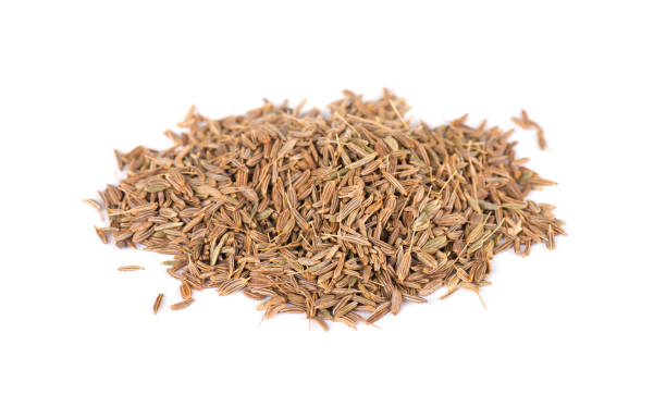 istock Cumin seeds or caraway isolated on white background. 866761528