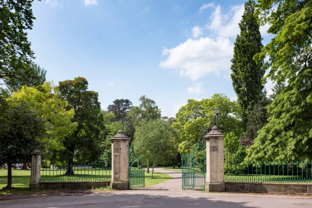 The Italian Garden in Kensington Gardens in London.
