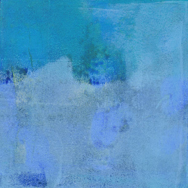 istock Mottled and grungy blue hand painted background 866772216