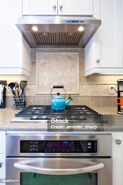 Kitchen Stove Stock Photo - Download Image Now - Stove, Kitchen