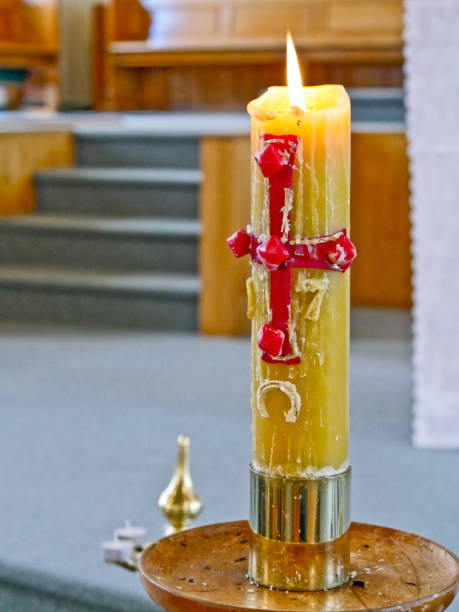 istock Flower & candle used for a funeral 866822534