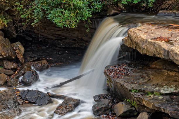 istock Waterfall At The Glade Creek Grist Mill At Babcock State Park 866826370