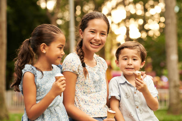 istock Kids eating ice-cream 866837788