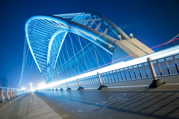 istock suzhou bridge road landscape,night 866840690