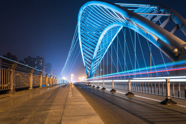 istock suzhou bridge road landscape,night 866840692