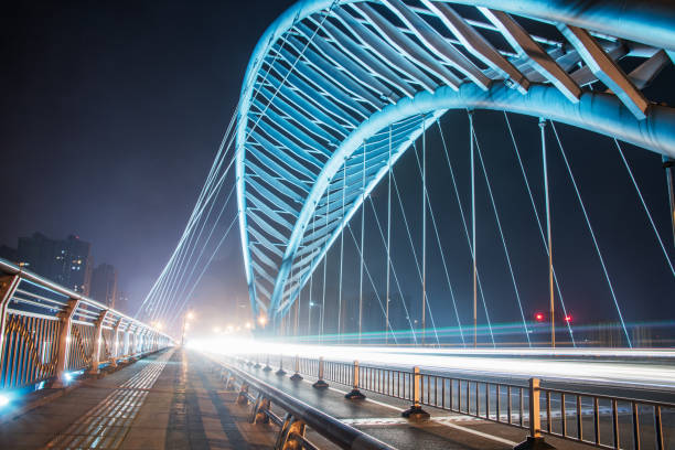 istock suzhou bridge road landscape,night 866840816
