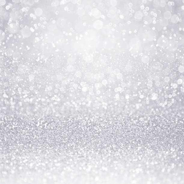 istock Silver Glitter Confetti Background for Anniversary or Shiny Christmas 866849552