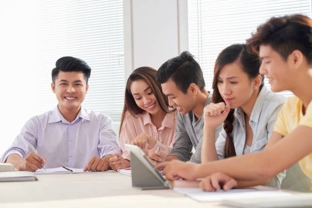 istock Meeting of young business team 866852100