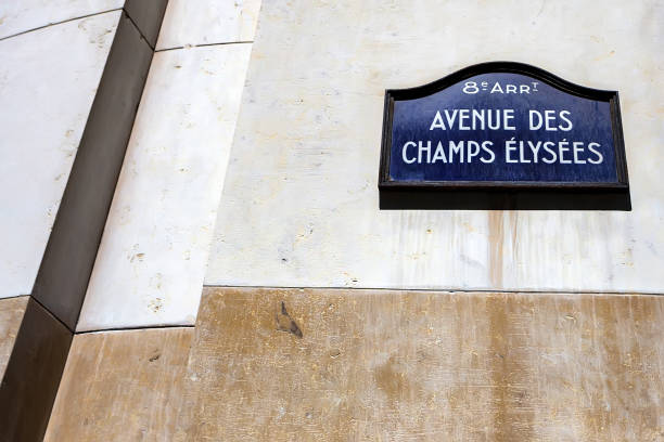 istock Champs-Elysees street sign 866856344