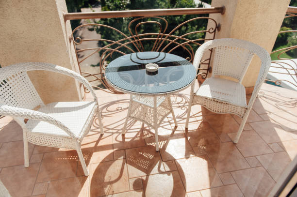 istock table and chair on the balcony for relaxation 866858780