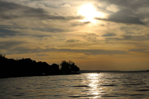 istock Sunset view from at Bursa and fisherman 866867038