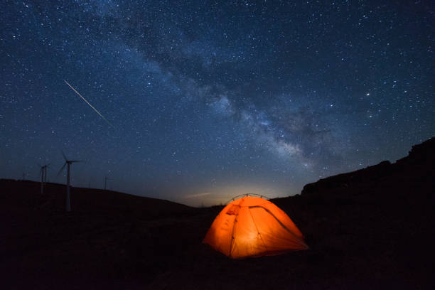 istock Tent under the Milky Way 866874752