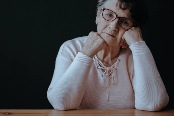 istock Sad older woman with depression 866882670