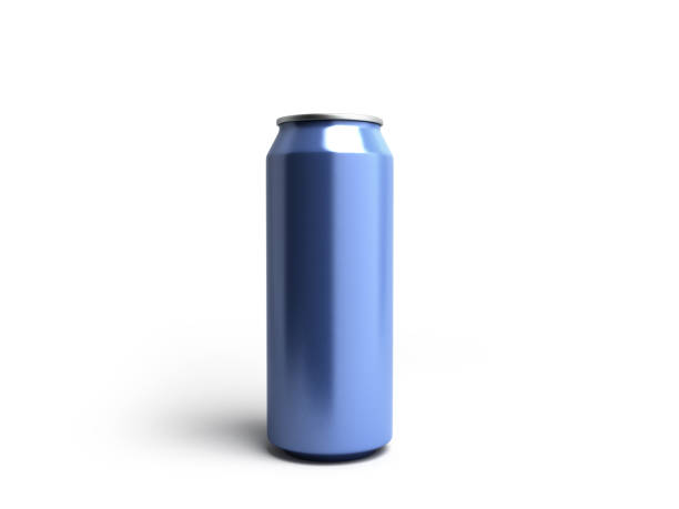 istock Metal Aluminum Beverage Drink Can 3d render on white 866887304
