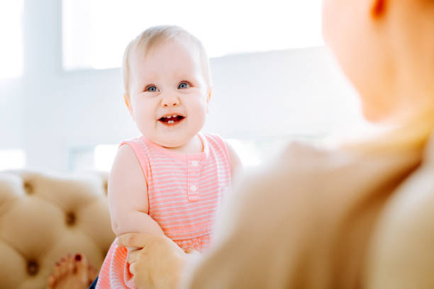 istock Lovely little girl smiling cheerfully 866902048
