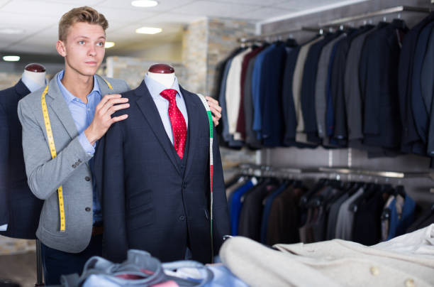 istock man seller measuring business style jacket 866908842