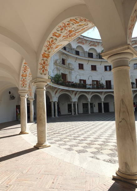 istock Arches Of Plaza del Cabildo, Sevilla 866910324