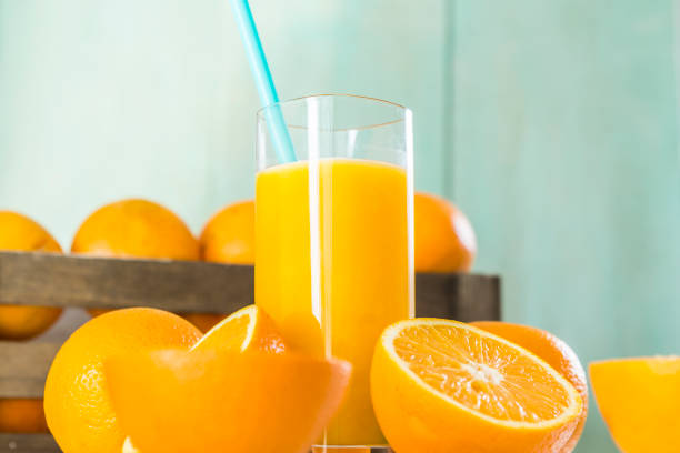 istock Glass of orange juice 866921276