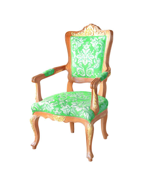 istock classical carved wooden chair isolated on white background 866923072