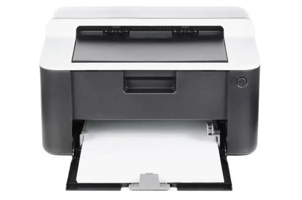 Photo of Compact printer isolated