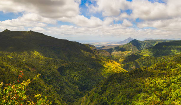 istock View from the Gorges viewpoint. Mauritius. Panorama 866925922