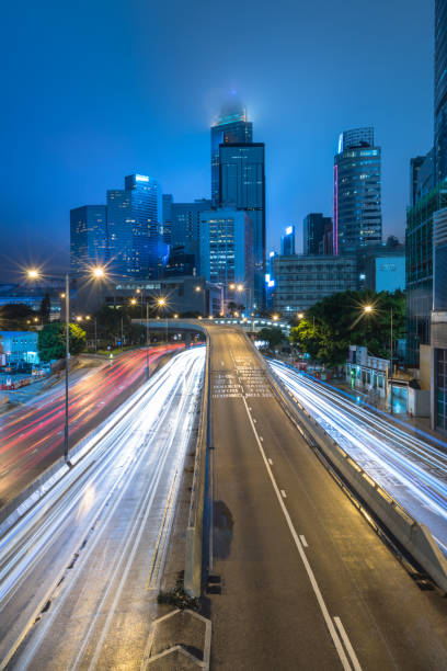 istock busy traffic trails in downtown hong kong 866932852