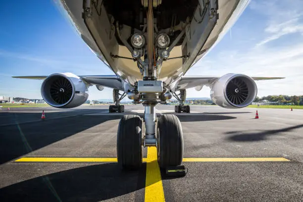 Photo of Aircraft front view