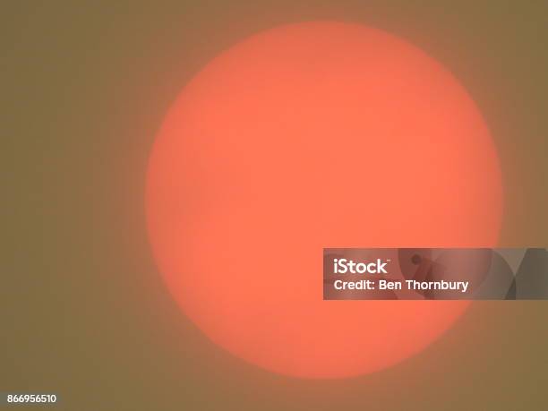 Pink Sun Stock Photo - Download Image Now - Brown Background, Circle, Colored Background
