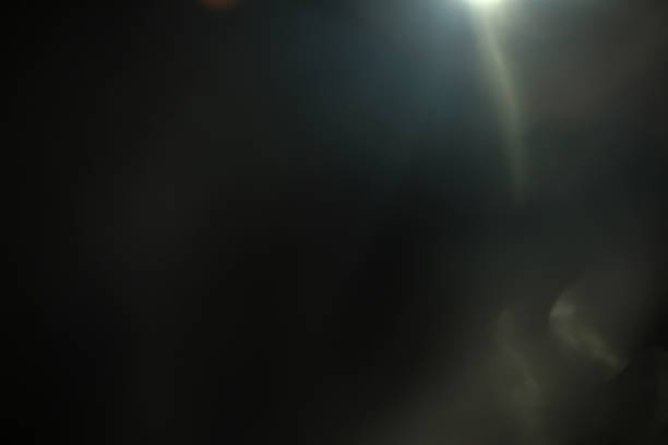 istock Real Lens Flare Shot on Black Background. 866972848