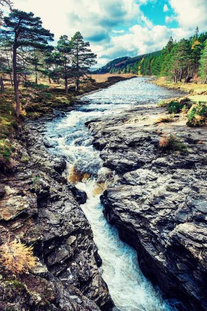 River Dee, Linn of Dee, Mar Lodge Estate, Aberdeenshire, Scotland