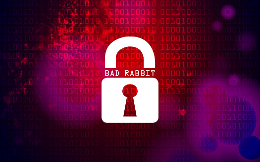 Bad Rabbit Ransomwhear Ransomware Bad Rabbit Stock Illustration - Download Image Now - Banking ...