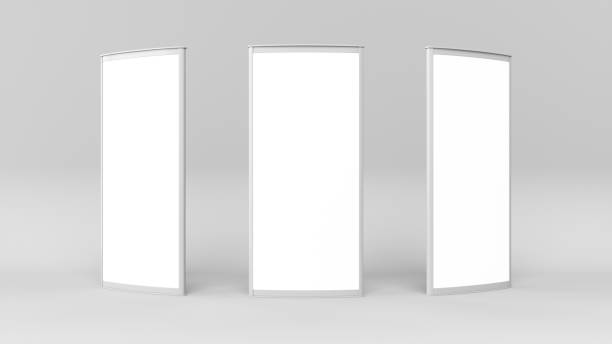 istock D rendering Outdoor Advertising Stand Display Lightboxes Isolated 866988446
