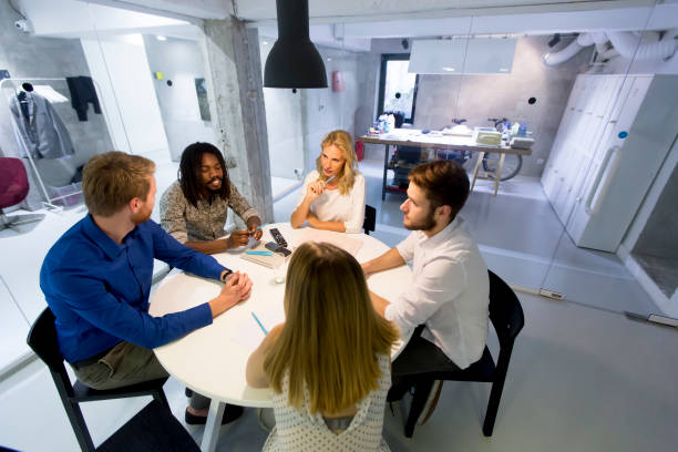 istock Multiracial modern business team developing the company's strategy at the office 866994460
