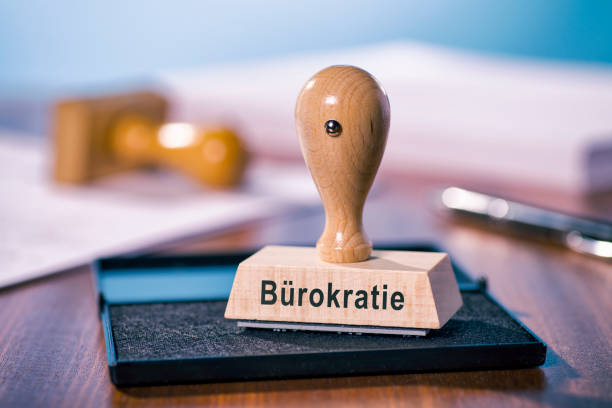 Stamp with the inscription Bureaucracy