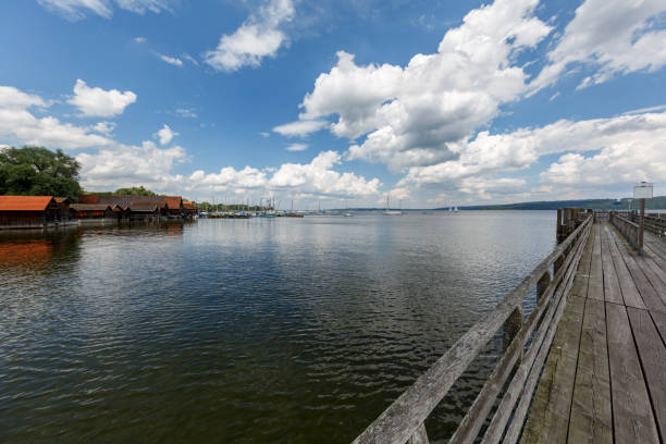 istock The boathouses at Lake Ammersee 867015102