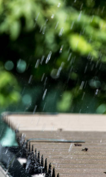 istock rain hit the roof in nature 867015596