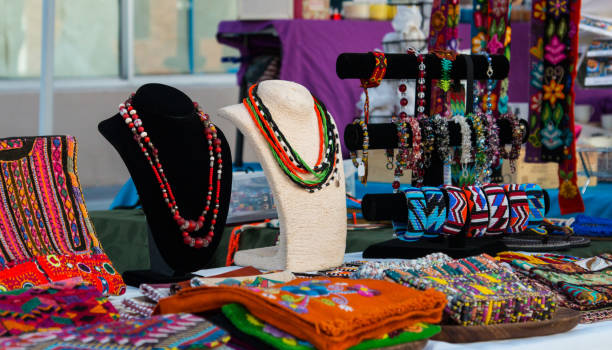 Accessories and jewelry display Accessories and jewelry display at the art and craft market fashion bazaar stock pictures, royalty-free photos & images