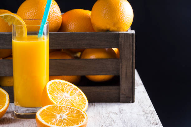 istock Glass of orange juice 867018892