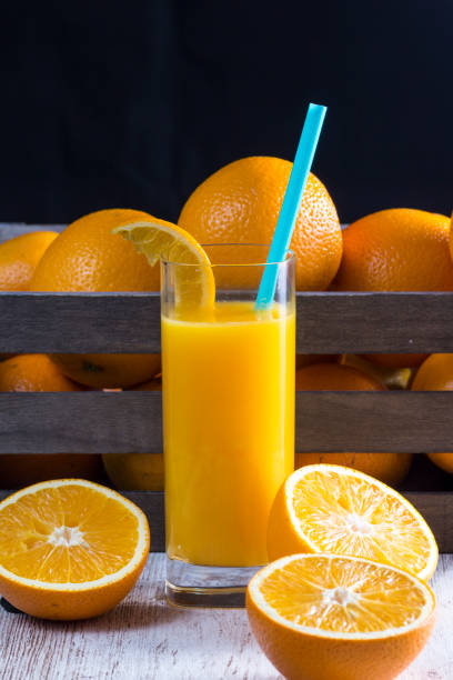 istock Glass of orange juice 867018894