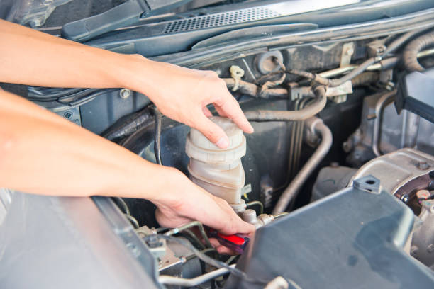 istock Check the condition of the car engine. 867021746