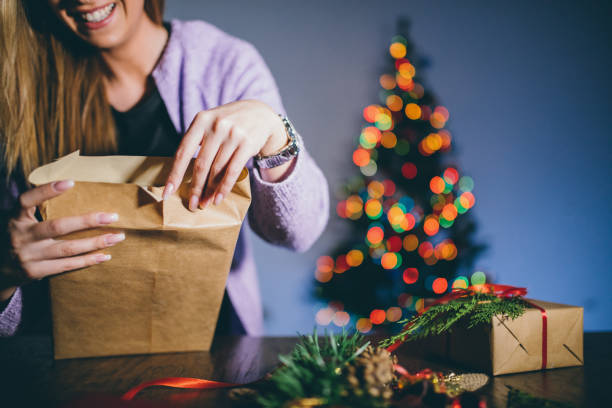 istock Wrapping Christmas gifts 867023562