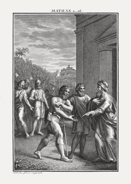 istock Reward of the workers in the vineyard (Matthew 20) 867024038