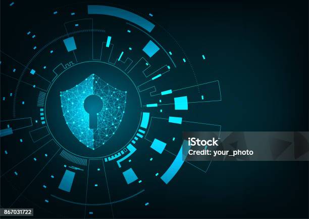 Security Concept Stock Illustration - Download Image Now - Technology, Security, Security System